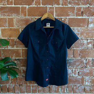 Dickies Navy Button Up
